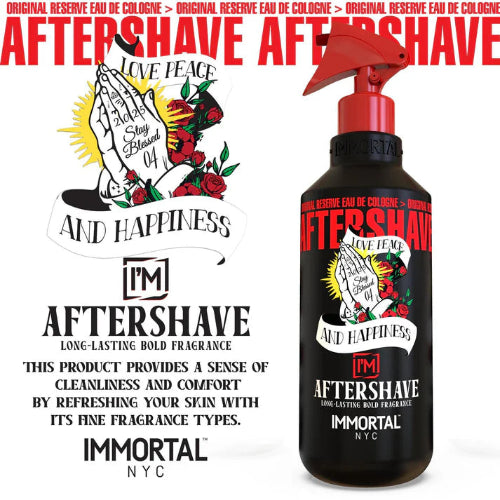 Immortal NYC Aftershave Stay Blessed 04 | Refreshing & Soothing Post-Shave for Men | JCAVES USA