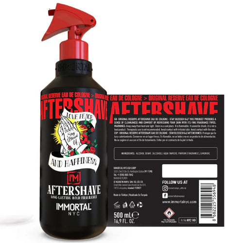 Immortal NYC Aftershave Stay Blessed 04 | Refreshing & Soothing Post-Shave for Men | JCAVES USA