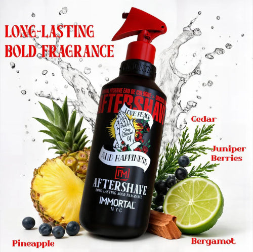 Immortal NYC Aftershave Stay Blessed 04 | Refreshing & Soothing Post-Shave for Men | JCAVES USA