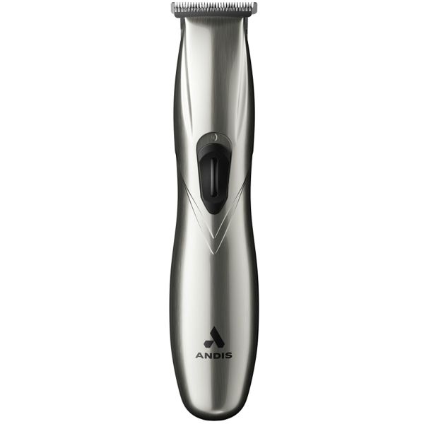 Andis Slimline® Pro Li T-Blade Trimmer – Chrome, Cordless Lithium-Ion, Precision Detail Trimmer