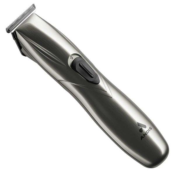 Andis Slimline® Pro Li T-Blade Trimmer – Chrome, Cordless Lithium-Ion, Precision Detail Trimmer