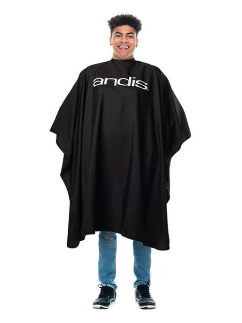Andis Black Barber Cape #12810