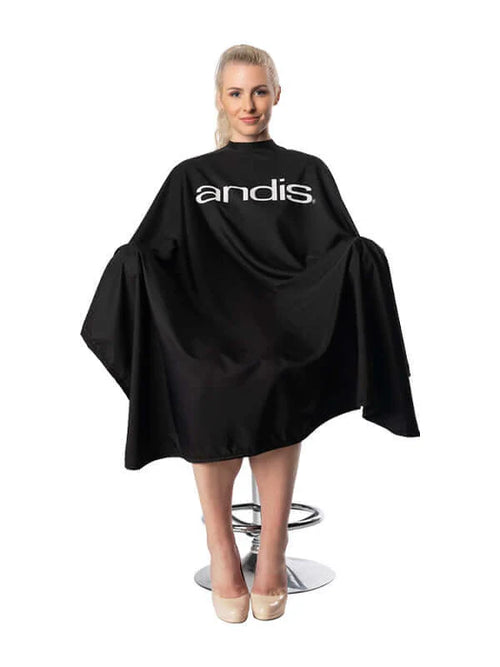 Andis Black Barber Cape #12810