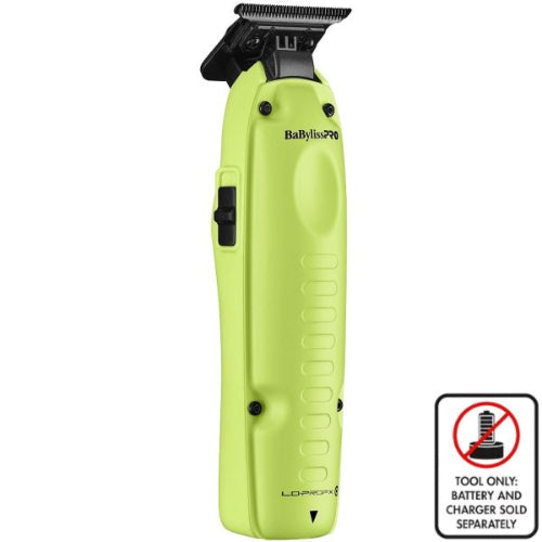 BaBylissPRO FXONE Lo-ProFX Limited Edition Neon Yellow Trimmer – Professional Cordless Hair & Beard Trimmer | JCAVES USA