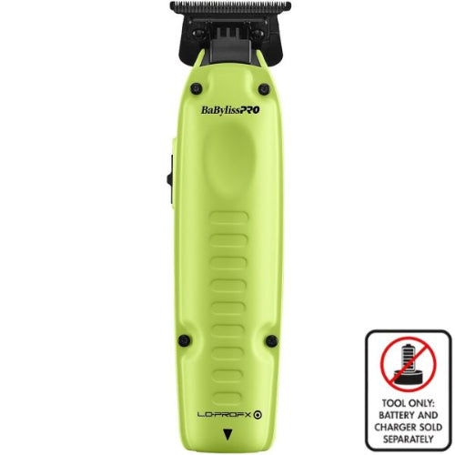 BaBylissPRO FXONE Lo-ProFX Limited Edition Neon Yellow Trimmer – Professional Cordless Hair & Beard Trimmer | JCAVES USA