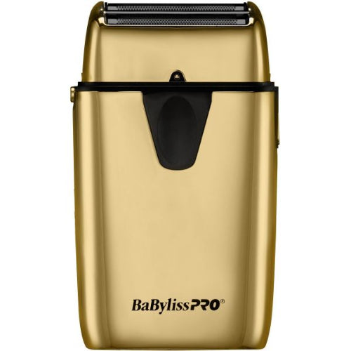 BaByliss PRO UVFOIL Metal Double-Foil Shaver – Gold FXLFS2G, UV-Disinfecting Professional Shaver | JCAVES USA