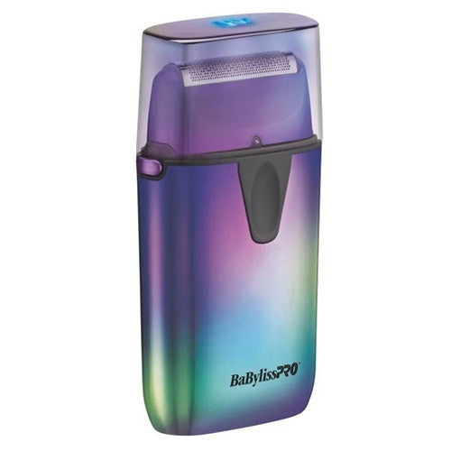 BaByliss PRO UVFOIL Iridescent Cordless Single-Foil Shaver – Rainbow, Professional Grooming Tool | JCAVES USA