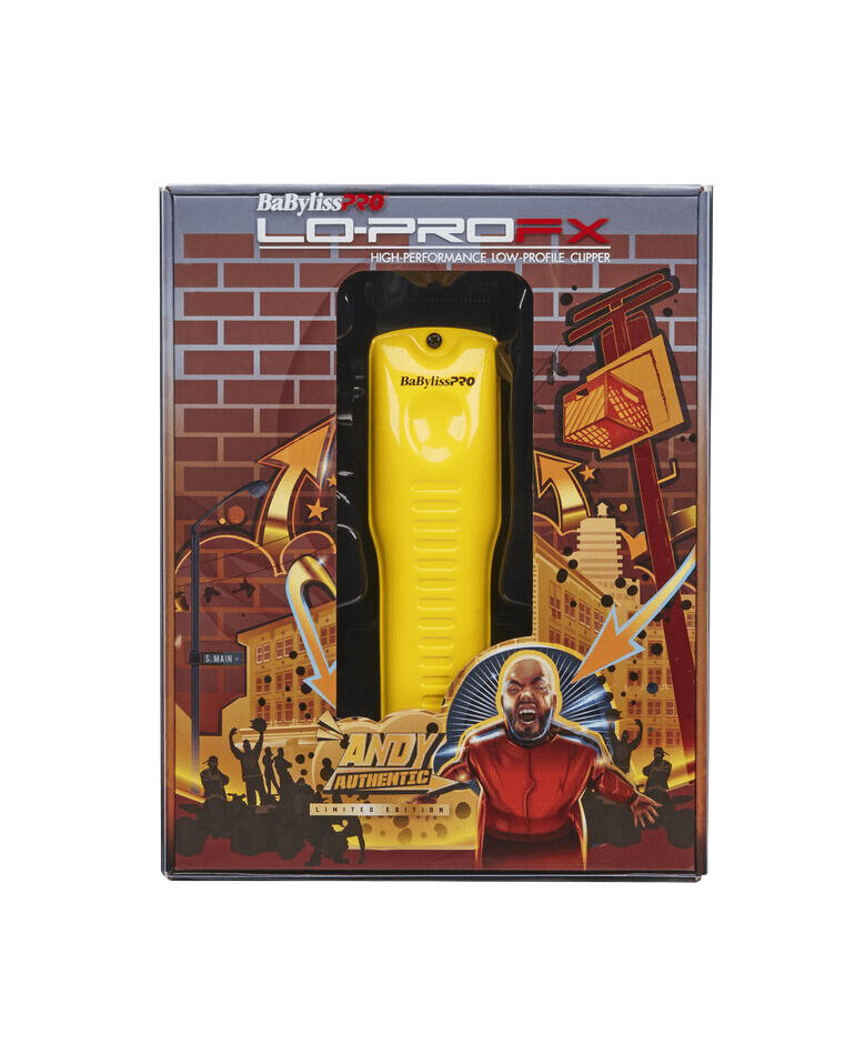 BaBylissPRO Influencer Edition LoProFX Clipper – Yellow FX825YI, Professional Cordless Hair Clipper | JCAVES USA