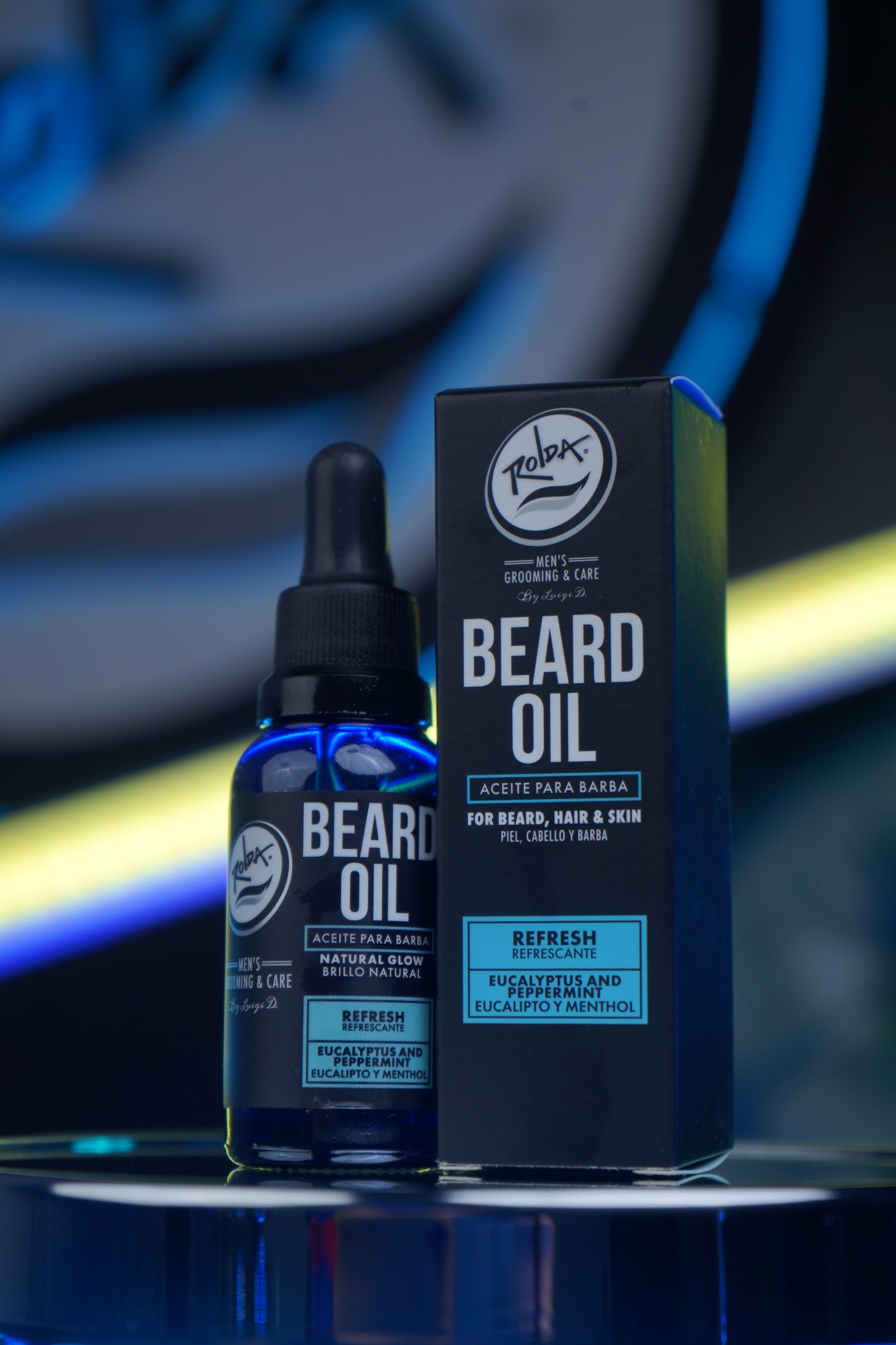 Rolda - Beard  Oil For Beard Hair | Ideal For Sensitive Skin, Antioxidant Rich, Fight Dry & Itchy Beard, Non-greasy, Organic Extract