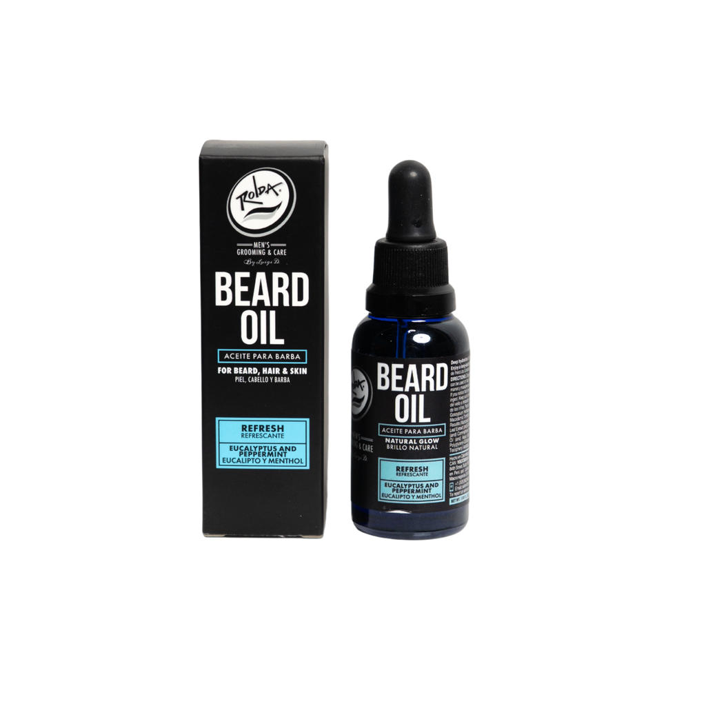 Rolda - Beard  Oil For Beard Hair | Ideal For Sensitive Skin, Antioxidant Rich, Fight Dry & Itchy Beard, Non-greasy, Organic Extract
