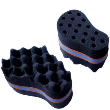 BT Tornado Coiler Hair Brush Sponge 2Hole Mini Wavy 2 Way #09927 10 MM