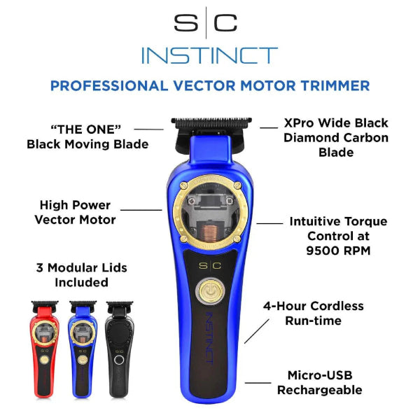 STYLECRAFT Instinct Professional Hair Trimmer with IN2 Vector Motor