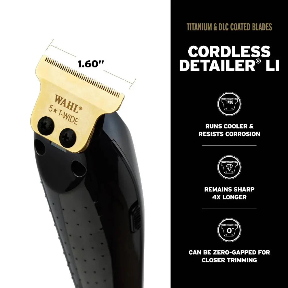 Wahl 5-Star Cordless Magic Clip Cordless Barber Combo The Ultimate Blending Clipper The Ultimate Cordless Trimmer