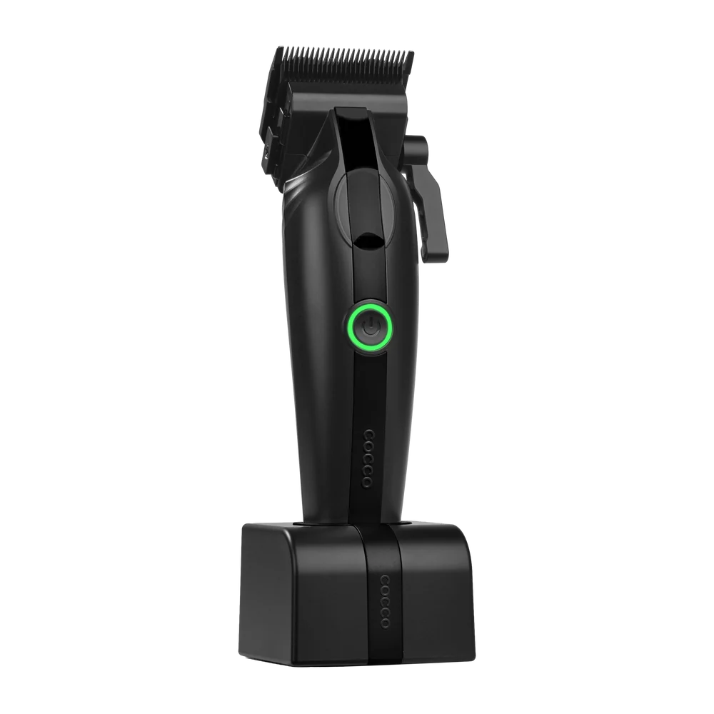 COCCO® Veloce Lite Clipper Black/Black Stripe | Professional Cordless Clipper