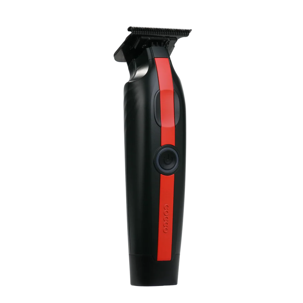 COCCO® Veloce Lite Trimmer Black/Red Stripe | Professional Cordless Trimmer