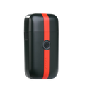 COCCO® Veloce Lite Shaver Black/Red Stripe | Professional Dual Foil Shaver