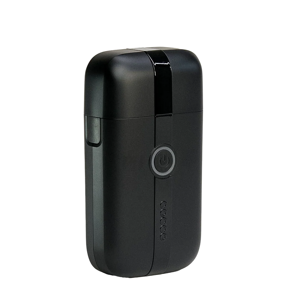 COCCO® Veloce Lite Shaver Black/Black Stripe | Professional Dual Foil Shaver