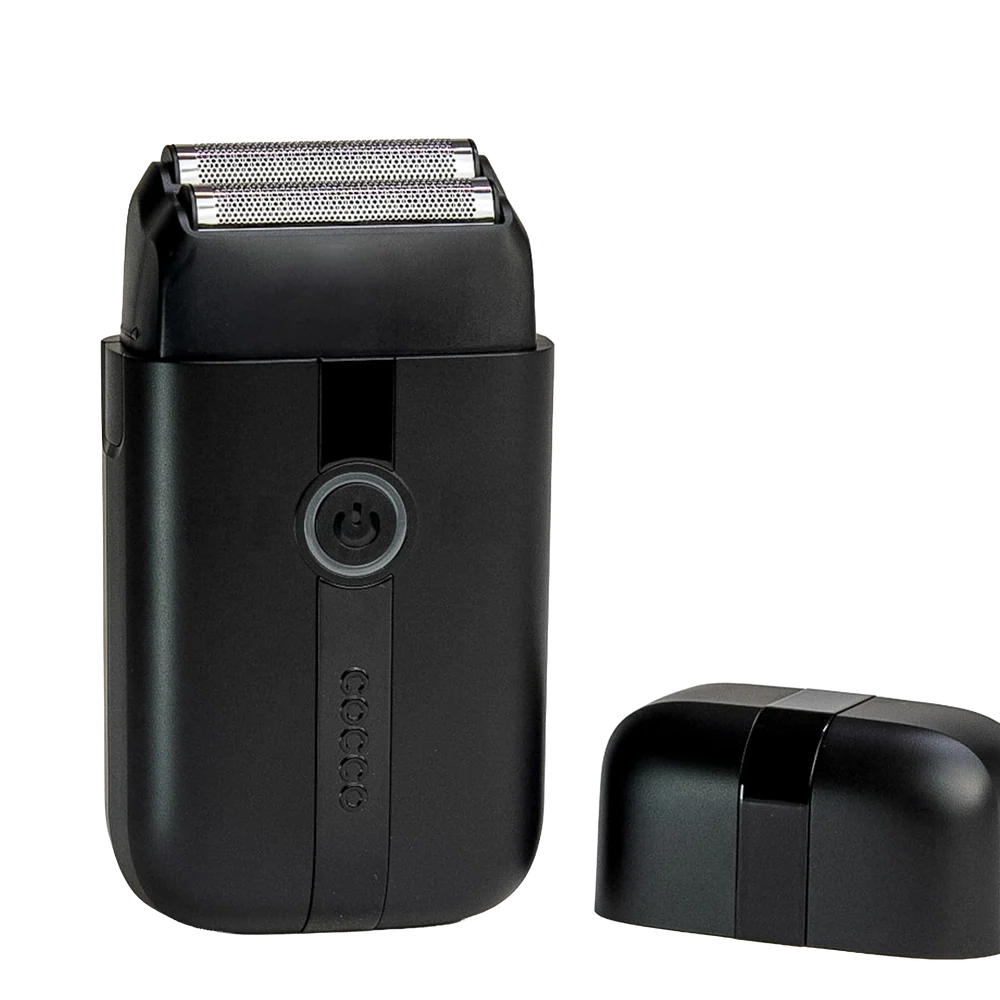 COCCO® Veloce Lite Shaver Black/Black Stripe | Professional Dual Foil Shaver