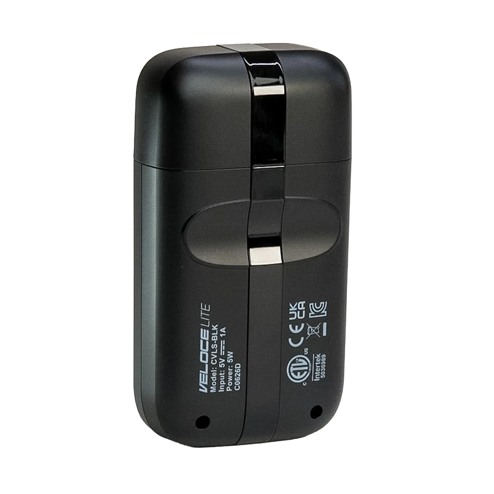 COCCO® Veloce Lite Shaver Black/Black Stripe | Professional Dual Foil Shaver