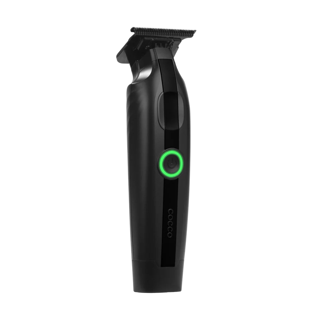 COCCO® Veloce Lite Trimmer Black/Black Stripe | Professional Cordless Trimmer