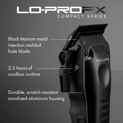 Babylisspro Lo-Profx High Performance Compact Clipper For Hair-Limited Edition FX82MB