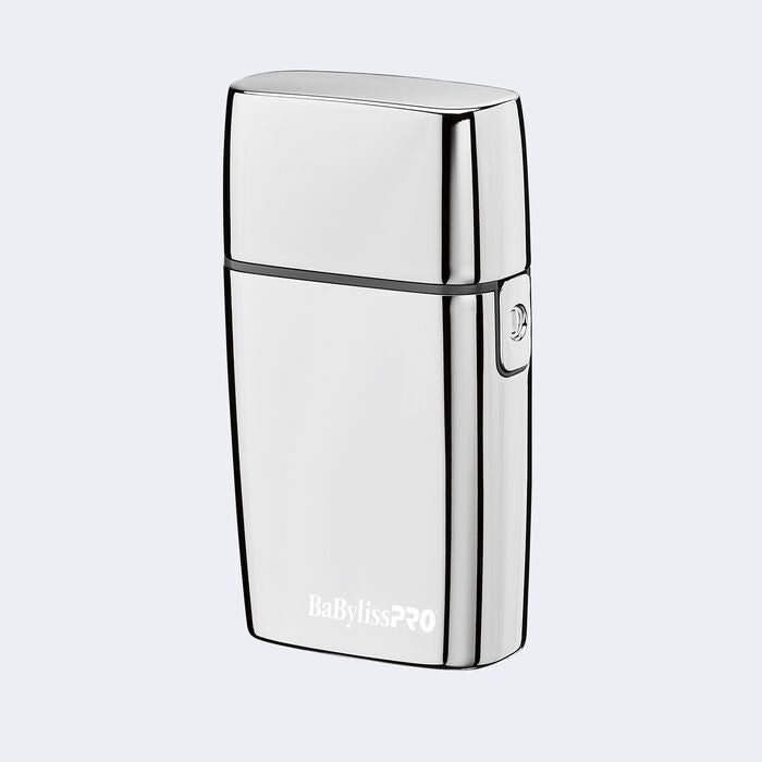 BaBylissPRO FOILFX02 Cord/Cordless Metal Double-Foil Shaver – Silver, Professional Grooming Tool | JCAVES USA