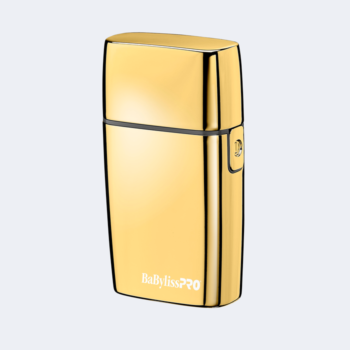 BaBylissPRO FOILFX02 Cord/Cordless Metal Double-Foil Shaver – Gold, Professional Grooming Tool | JCAVES USA