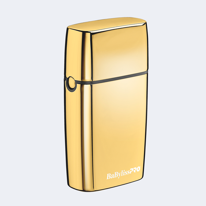 BaBylissPRO FOILFX02 Cord/Cordless Metal Double-Foil Shaver – Gold, Professional Grooming Tool | JCAVES USA