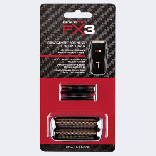 BaBylissPRO Replacement Foils & Cutter for FX3 Double-Foil Shaver – Professional Shaver Accessories | JCAVES USA