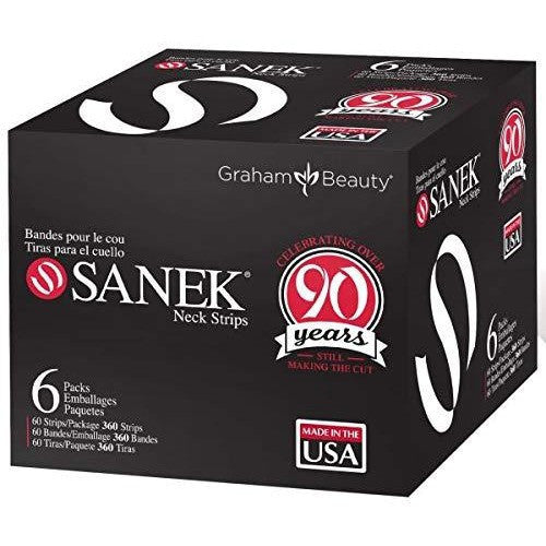 Graham Sanek Neck Strips – 6 Pack | Professional Barber Neck Strips for Clean Haircuts | JCAVES USA