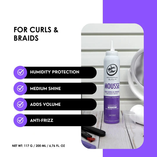 Rolda - Hair Mousse for Curly Hair & Braids