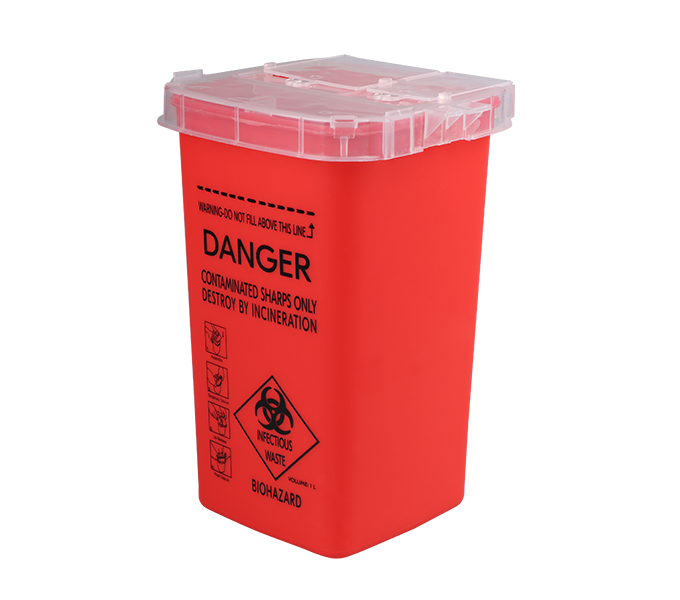 JRL WASTE BLADE CONTAINER RED