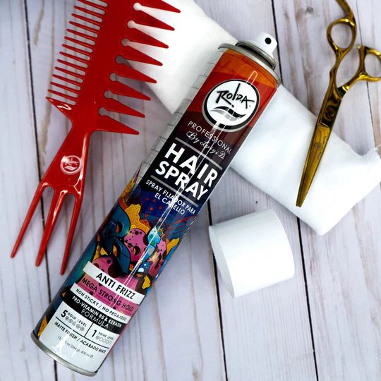 Rolda - Mega Strong Hold Hair Spray | Matte Finish, Pro-Vitamin B5, Fight Moisture & Humidity, Catch Flyaway
