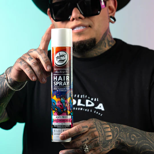 Rolda - Mega Strong Hold Hair Spray | Matte Finish, Pro-Vitamin B5, Fight Moisture & Humidity, Catch Flyaway