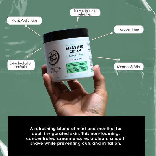 Rolda - Menthol & Mint Shaving Cream For Sensitive Skin