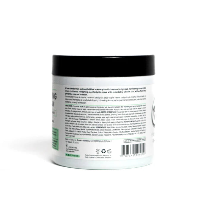 Rolda - Menthol & Mint Shaving Cream For Sensitive Skin