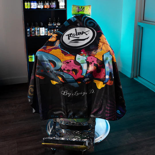 Rolda - Professional Barber Capes | Hair Cutting Capes GRAFFITI CAPE