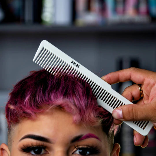 Rolda - Men's Carbon-Fiber Hair Cutting Comb | Carbon Fiber Comb, Light Weight, 8-inch