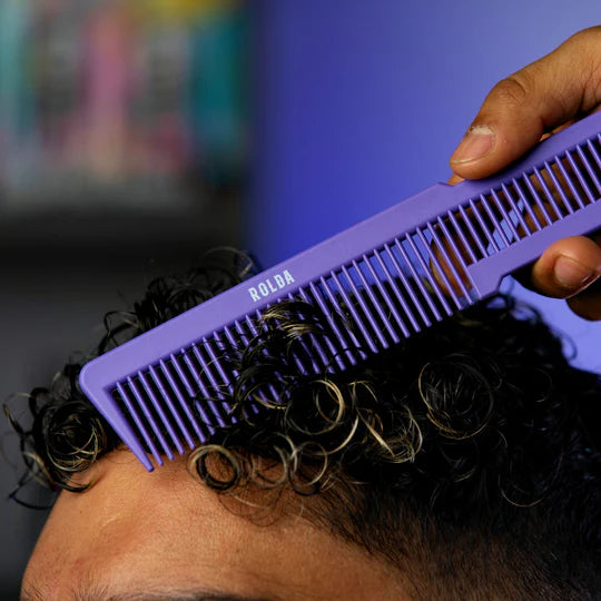 Rolda - Men's Carbon-Fiber Hair Cutting Comb | Carbon Fiber Comb, Light Weight, 8-inch