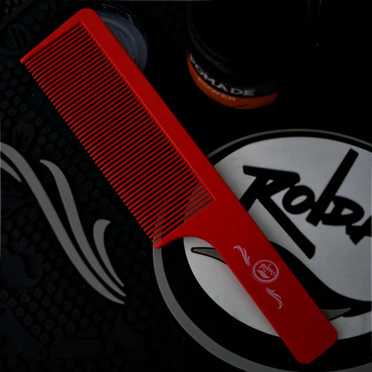 Rolda - Men's Flat Top Hair Styling Comb | Carbon Fiber Comb, Light Weight, 9 Inch