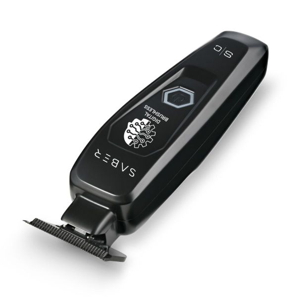 StyleCraft Saber Full Metal Body Digital Brushless Motor Cordless Trimmer Black