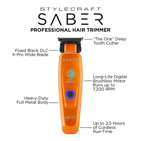 StyleCraft Saber Trimmer - Orange