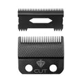 S/C Skip to the beginning of the images gallery Replacement Diamond Cut Fixed Fade Hair Clipper Blade with Shallow Tooth 2.0 Moving Cutter Set