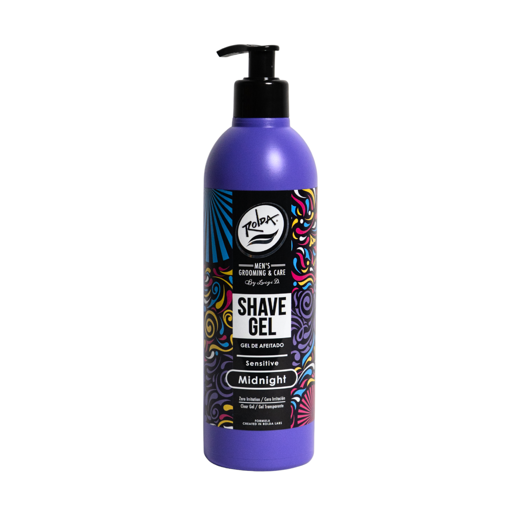 Rolda Midnight Ginseng Shaving Gel – No Bump, Anti-Aging, Smooth Shave for Sensitive Skin