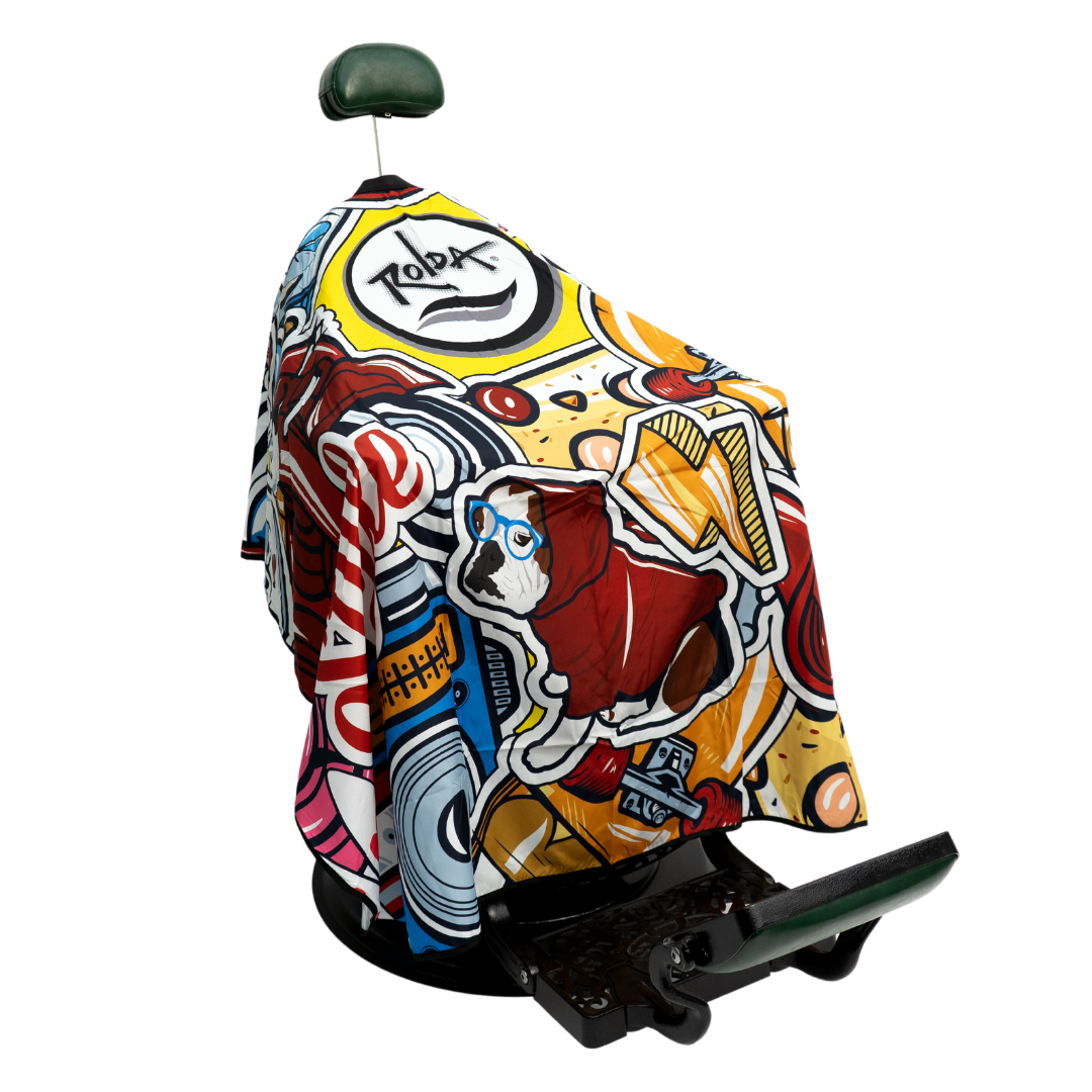 Rolda - Professional Barber Capes | Hair Cutting Capes Urbar Grafitti City